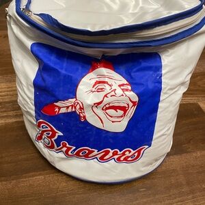Rare Braves Blue and White Pop-Up cooler